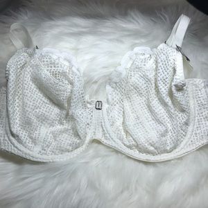 🏖Freya 38E Unlined Underwire White Pretty